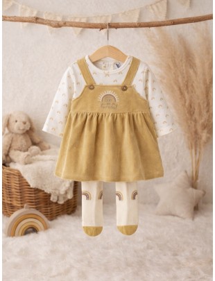 SET VESTIDO Y PANTYS LOSAN...