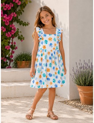VESTIDO VOILÉ NIÑA LOSAN...