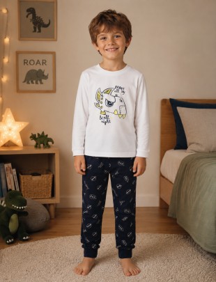 PIJAMA NIÑO VELOUR LOSAN
