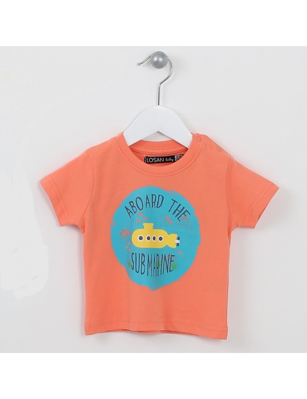 CAMISETA BEBÉ NIÑO MANGA CORTA